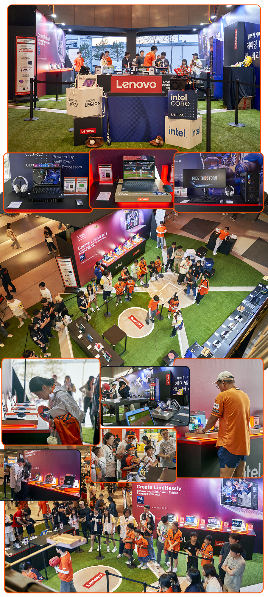 한국레노버X한화이글스 브랜드데이 부스 프로모션